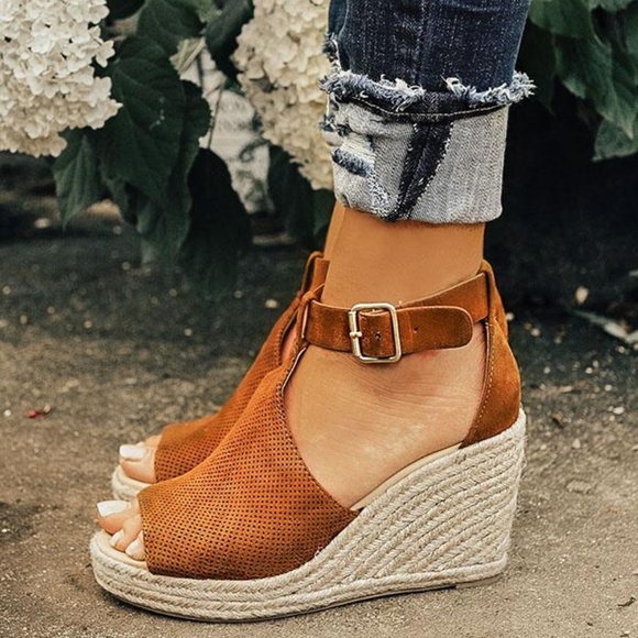 Jacklyn | Women's Boho Wedge Espadrilles Ankle Strap Sandals main image 1
